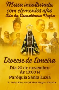 Diocese Missa Inculturada com elementos Afro. Dia da Consciência Negra